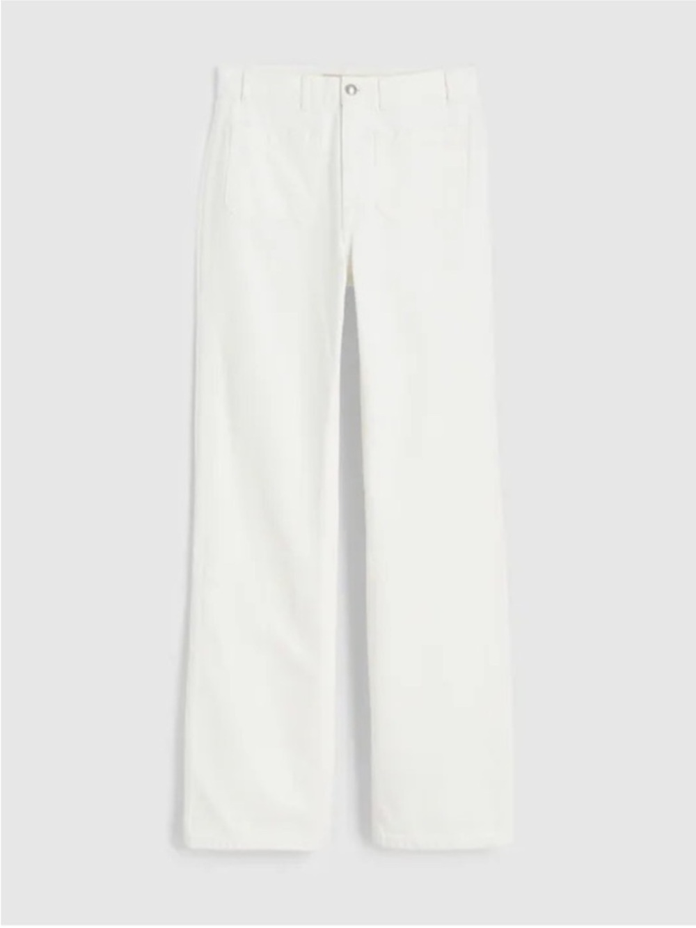 NWT - Madewell Cleo Straight Jean - White - Picture 5 of 13